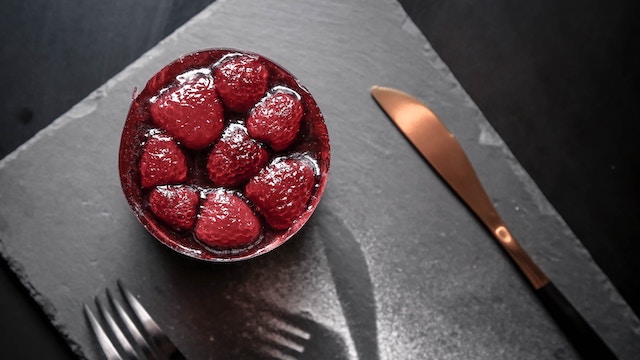 image dessert framboise